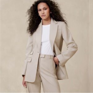 NWT Banana Republic Lido Sculpted Wool Blazer